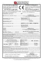 Preview for 63 page of Nordica INSERTO 60 Instructions For Installation, Use And Maintenance Manual