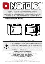 Предварительный просмотр 1 страницы Nordica INSERTO 70 Crystal Angolo SX Instructions For Installation, Use And Maintenance Manual