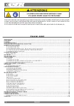 Preview for 4 page of Nordica ITALY TERMO-DSA User Manual