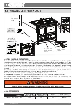 Предварительный просмотр 21 страницы Nordica MILLY UL-C Installation And Operating Instructions Manual