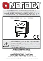 Nordica Monoblocchi 1000 Instructions For Installation, Use And Maintenance Manual предпросмотр