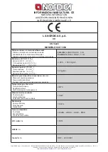 Предварительный просмотр 52 страницы Nordica Monoblocchi 1000 Instructions For Installation, Use And Maintenance Manual