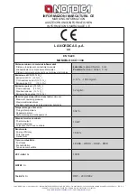 Предварительный просмотр 55 страницы Nordica Monoblocchi 1000 Instructions For Installation, Use And Maintenance Manual