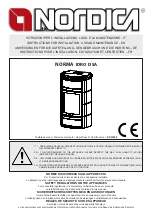 Nordica NORMA IDRO DSA Instructions For Installation, Use And Maintenance Manual preview