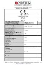 Предварительный просмотр 50 страницы Nordica Rosa XXL Instructions For Installation, Use And Maintenance Manual