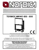 Nordica TERMOCAMINO 650 Instructions For Installation, Use And Maintenance Manual preview