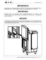 Предварительный просмотр 2 страницы Nordica TERMOCAMINO 650 Instructions For Installation, Use And Maintenance Manual