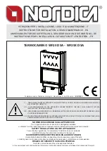 Preview for 1 page of Nordica TERMOCAMINO WF25 DSA Instructions For Installation, Use And Maintenance Manual