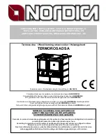 Nordica TERMOROSA DSA Installation, User And Maintenance Instructions preview