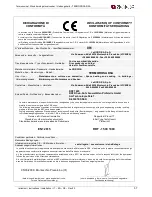 Preview for 57 page of Nordica TERMOROSA DSA Installation, User And Maintenance Instructions