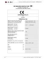 Preview for 58 page of Nordica TERMOROSA DSA Installation, User And Maintenance Instructions