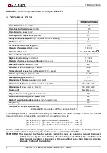 Предварительный просмотр 22 страницы Nordica TERMOSOVRANA Installation, User And Maintenance Instructions