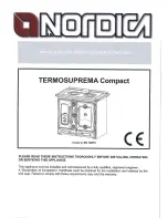 Предварительный просмотр 1 страницы Nordica Termosuprema Compact Installation And Operation Instructions Manual