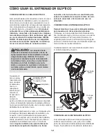 Preview for 12 page of NordicTrack 1300 Elliptical (Spanish) Manual Del Usuario