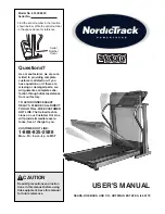 NordicTrack 2000 User Manual preview