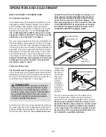 Предварительный просмотр 14 страницы NordicTrack 2150 Treadmill User Manual