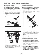 Предварительный просмотр 27 страницы NordicTrack 2150 Treadmill User Manual