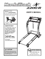 NordicTrack 2200 R User Manual preview