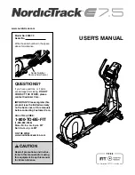 NordicTrack 23897.0 User Manual preview