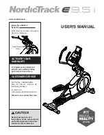 NordicTrack 24035C.0 User Manual preview