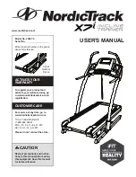 NordicTrack 24927.0 User Manual preview