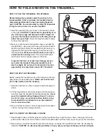 Preview for 26 page of NordicTrack 2500 Treadmill User Manual