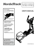 Предварительный просмотр 1 страницы NordicTrack 29835.0 User Manual