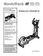 NordicTrack 29843.0 (French) Manuel De L'Utilisateur preview