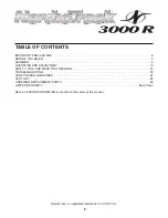 Preview for 2 page of NordicTrack 3000r Treadmill User Manual