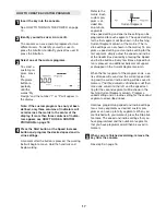 Preview for 17 page of NordicTrack 3000r Treadmill User Manual