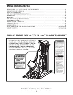 Preview for 2 page of NordicTrack 30281.0 (French) Manuel De L'Utilisateur