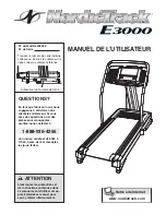 Preview for 1 page of NordicTrack 30503.0 (French) Manuel De L'Utilisateur