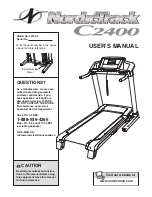 NordicTrack 30703.0 User Manual preview