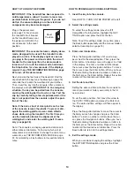 Preview for 14 page of NordicTrack 30812.0 User Manual