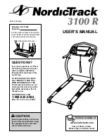 NordicTrack 3100 R User Manual preview