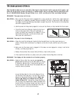 Preview for 27 page of NordicTrack 3500 Treadmill User Manual