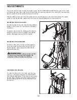 Preview for 12 page of NordicTrack 360 W/freemotion User Manual