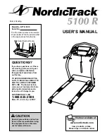 NordicTrack 5100 R Treadmill User Manual preview