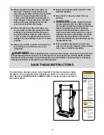 Preview for 4 page of NordicTrack 5200r Treadmill User Manual