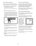 Preview for 21 page of NordicTrack 600 Zne Elliptical Manual