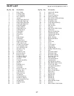 Preview for 27 page of NordicTrack 600 Zne Elliptical Manual