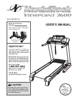 Preview for 1 page of NordicTrack 665 E Treadmill Manual