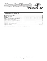 Preview for 2 page of NordicTrack 7000r Treadmill User Manual