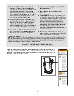 Preview for 4 page of NordicTrack 7000r Treadmill User Manual