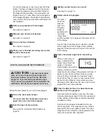 Preview for 20 page of NordicTrack 7000r Treadmill User Manual