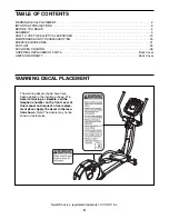 Preview for 2 page of NordicTrack 831.23765.1 User Manual