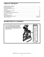 Preview for 2 page of NordicTrack 831.23896.0 User Manual