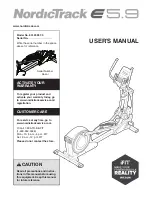 Preview for 1 page of NordicTrack 831.23957.0 User Manual