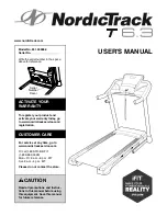 Preview for 1 page of NordicTrack 831.24996.0 User Manual