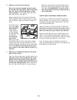 Предварительный просмотр 19 страницы NordicTrack 910 Zlt Cwl Treadmill User Manual